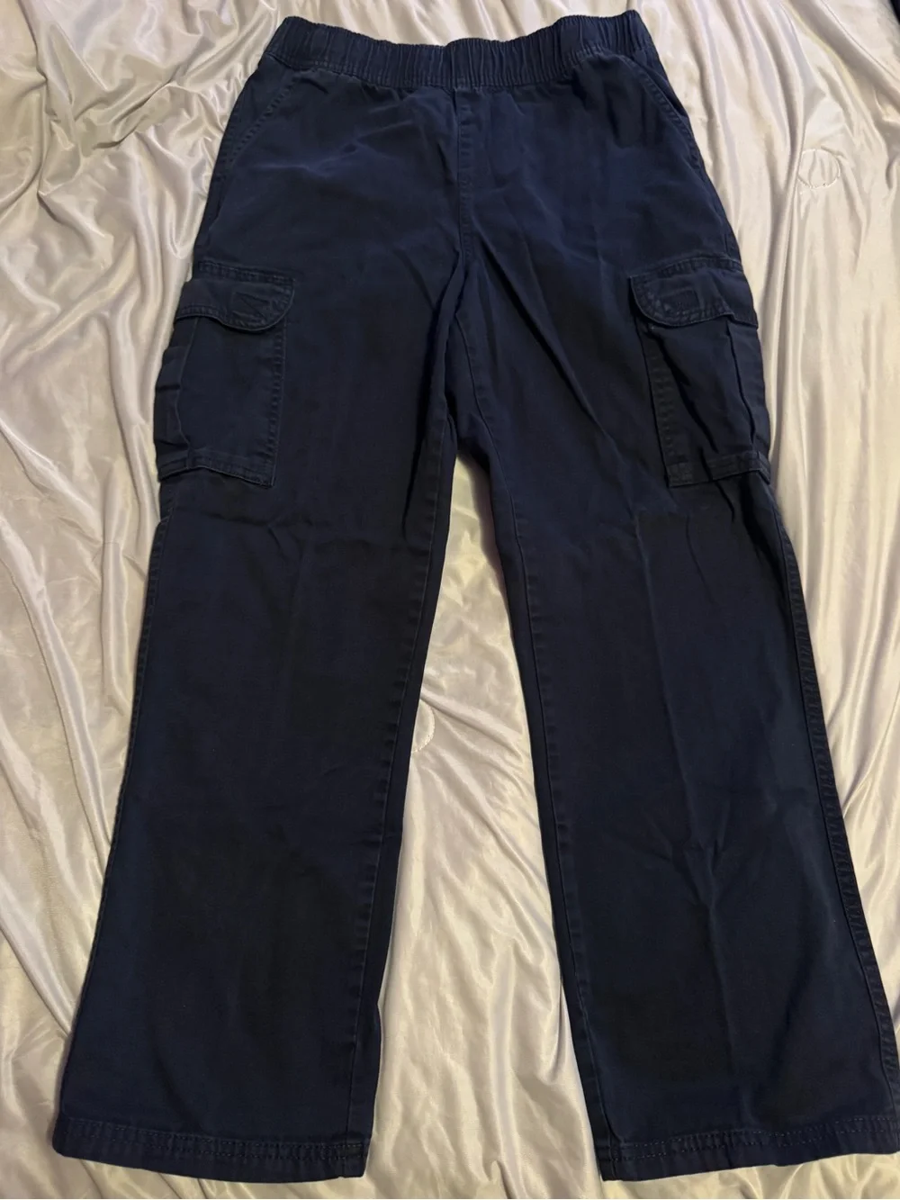 Like NEW The Children's Place Navy Cargo Pants for Kids ( 3 Packs)
